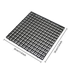 ALEGI aquarium bottom tray grid helps manage debris during cleaning.