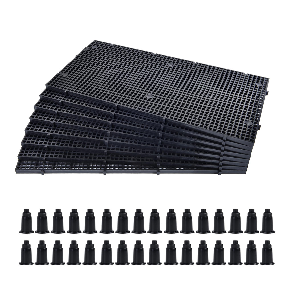 ALEGI plastic grid divider tray for egg crate louvre enables safe species separation in aquariums