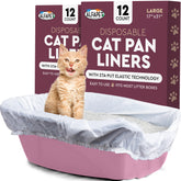 Alfapet elastic liner box-pack: convenient disposal and mess reduction.