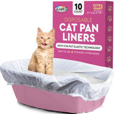 Alfapet Elastic Litter Box Liner in extra giant size fits oversized pans for spill-free use.