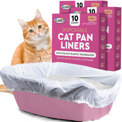 Alfapet elastic liner for extra-giant pans provides secure fit and mess control