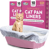 Alfapet litter box liner with elastic band for secure fit