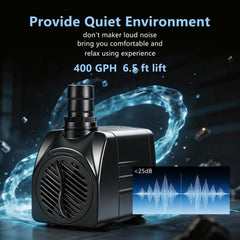 Alizzy four nozzles pack enables varied water effects in features.
