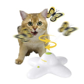 ALL FOR PAWS Butterfly Flutter Bug Toy front view for interactive indoor play
