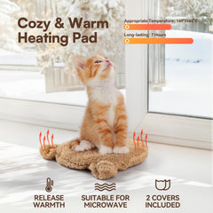 ALL FOR PAWS bite-resistant shell protects the heat pad during play
