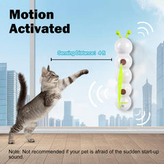 ALL FOR PAWS Fluffy tail teaser replacement enhances repeated prey-like interactions