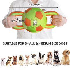 ALL FOR PAWS dog ball with squeaker for lively engagement and fun fetch sessions.