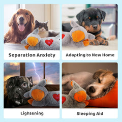 Durable materials of ALL FOR PAWS heartbeat dog toy for lasting use