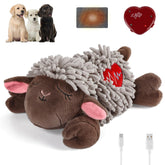 All For Paws Heartbeat Toy sleeping dog scene promotes calm and restful sleep.