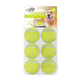 ALL FOR PAWS interactive bounce tennis ball 2.5-inch in action for fetch fun