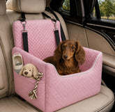 ALL GOOD PET SUPPLIES dog car seat with elevated view for small dogs