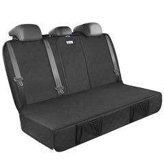 ALLANSING upgraded 900D dog back seat cover protecting full backbench from fur and spills