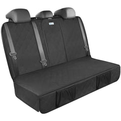 ALLANSING upgraded 900D dog back bench seat cover protects seats from mud and fur.