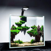 Allcolor Elf Island rocks decorate aquariums for a natural, quick setup.