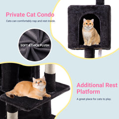 Allewie plush top perch provides elevated lounging with a soft, comfortable view.