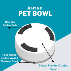ALPINE double-walled insulation keeps water cool and food warm
