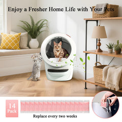 ALS AILISUO compatible with Litter-Robot 3 waste drawers for odor containment.