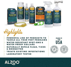 Close-up of ALZOO plant-based ingredients used to repel pests.