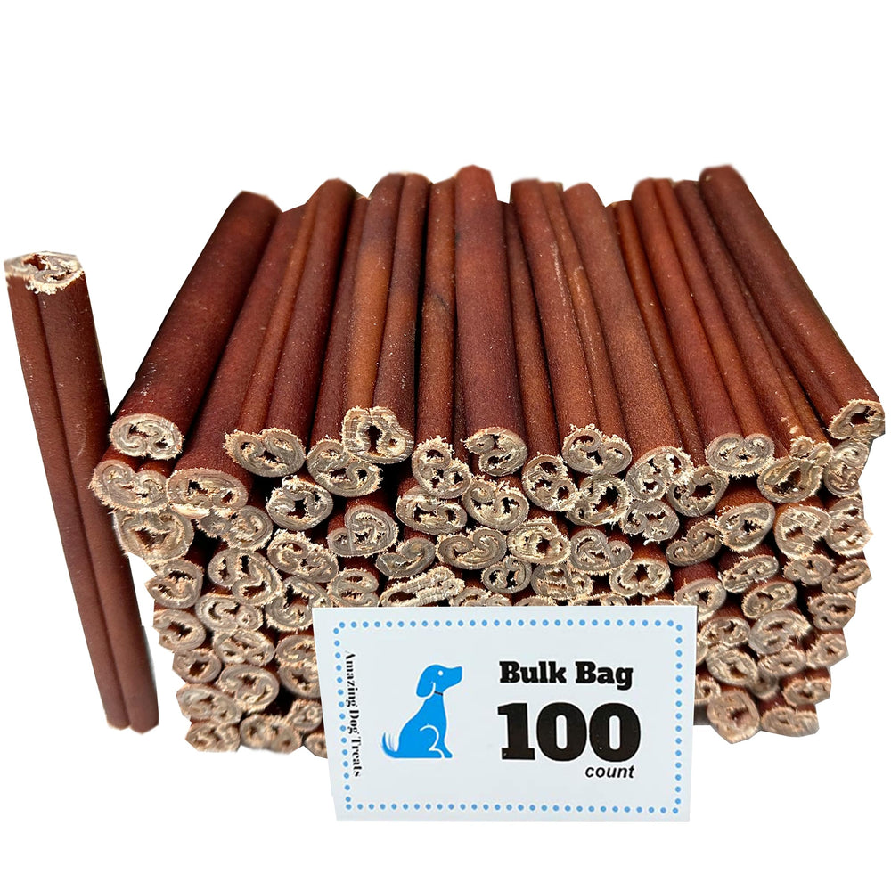 Amazing Dog Treats collagen stick bulk pack image shows a high-protein chew for joints.