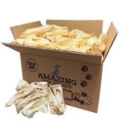 Amazing Dog Treats Lamb Ears Pack front view, protein-rich chew for daily rewards.