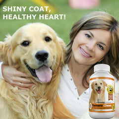 Amazing Nutritionals beef liver flavored dog chews for easy dosing and turmeric supplementation.