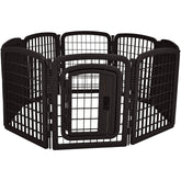 Amazon Basics 8-panel octagonal pet pen assembly for quick setup