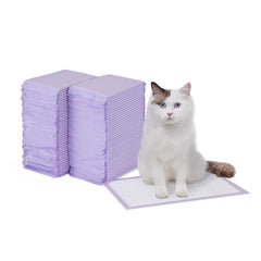 Amazon Basics lemon-scented cat pad with odor control for litter boxes.