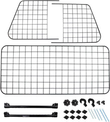 Amazon Basics barrier demonstrates durable steel construction for road trips