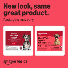 Amazon Basics flea-tick treatment extra-large dogs six-dose pack ready for use