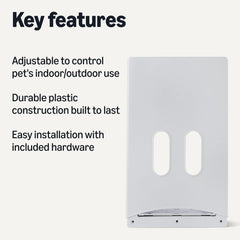 Amazon Basics installation kit included shows quick setup and ready-to-use entry for busy households.