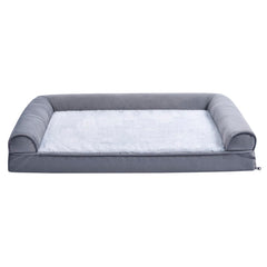Amazon Basics living room couch dog bed with gel foam for comfortable support