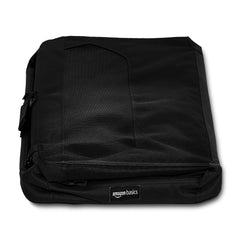 Amazon Basics soft fleece pad removable and machine-washable for easy cleaning.