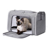 Amazon Basics soft pet carrier top entry for easy loading and comfort