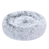 Amazon Basics donut bed removable cover close-up for easy cleaning