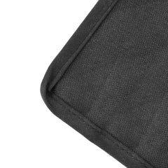 Amazon Basics fabric closeup on the waterproof seat cover showing durable polyester.