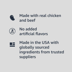 Amazon Basics dog food made in the USA with world-sourced ingredients