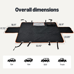 Amazon Basics full back coverage protects from dirt, hair, and scratches.