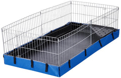 Amazon Basics guinea pig habitat with canvas bottom for softer, cleaner footing.
