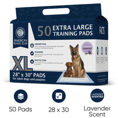 American Kennel Club soft top layer provides paw-friendly comfort and fast absorption