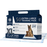 American Kennel Club XXL pads 28x34 top view show multi-layer absorbency with odor control