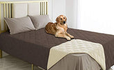 Ameritex dog bed cover with soft fleece texture for cozy naps.