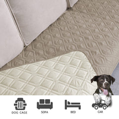 Ameritex soft blanket protects beds while adding pet comfort.
