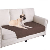 Ameritex waterproof blanket reversible dog bed cover protecting upholstery from spills.
