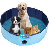 AMGSH dog whelping box with foldable pool for easy setup and safe whelping space