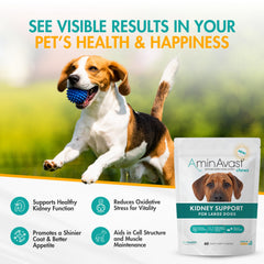 AminAvast soft chews close-up highlights easy administration