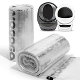 AMOGOGOPET waste bags showing compatibility with Litter Robot 4/5/3 for clean changes