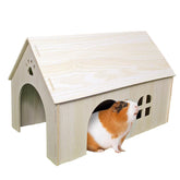 Amonk Guinea Pig Hideout front view showing spacious entry for play