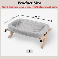 AMOSIJOY cushion bed cover is soft plush and easy to wash.