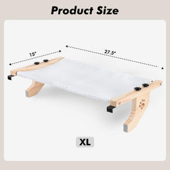 AMOSIJOY easy-assembly perch with adjustable distance for various window sills