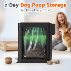 Amoowis can with built-in charcoal filter reduces odors